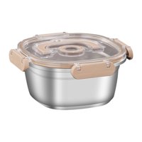 Bothyi - Contenedor De Alimentos De Acero Inoxidable Contenedor De Almuerzo De Acero Inoxidable Para El Trabajo Hogar 1000Ml