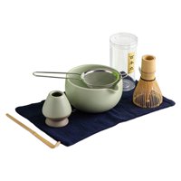 Bothyi - Juego De Té Matcha Japonés De 6X, Cuenco De Cerámica Matcha Para Casa De Té, Restaurante, Hogar, Verde