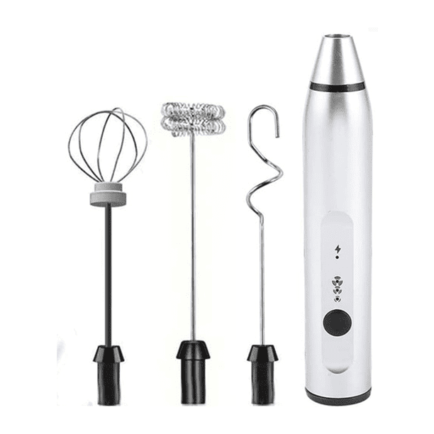 Batidor de huevos inalámbrico, eléctrico, con control de varias velocidades, recargable, para huevos y batidos.