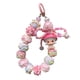 thumbnail image 2 of Llavero Pulsera Cuentas Bolsa Colgante Pulsera Teléfono Encanto Colgante Adorno Rosa, 2 of 3