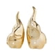 thumbnail image 1 of 2x Estatuilla De Elefante Bonita Escultura De Mesa Para Repisa Decorativa De Ba?o Dorado, 1 of 5