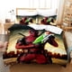 thumbnail image 1 of Dead-pool 3 PCS Comforter Set with 2 Pillowcases,Deadpoo-l Bedding Set Sheet Set for Kids Adults,All Season Lightweight, 1 of 5