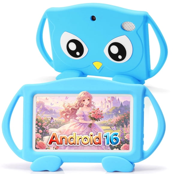 Tablet Trayoo Kids Android 16 7'' 4GB+32GB Azul