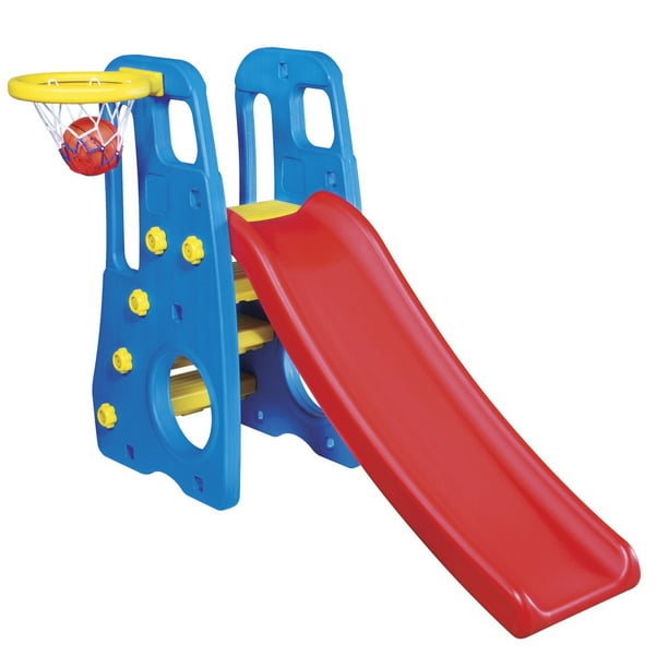 Juego exterior Tobogan 3 en 1 C/Cesta
