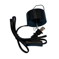 Magideal - Motor Giratorio De Viento Eléctrico, Motor De Pantalla Colgante De 110V De Ee. Uu., Fácil De Instalar Para Accesorios De Campanas De Viento Con Gancho