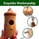 thumbnail image 3 of Casa de colibrí para colgar en el exterior, casa de pájaros de madera para colgar en el exterior, con cuerdas de cáñamo, nido de columpio de colibrí natural, casas de pinzón de colibrí, decoración de, 3 of 7