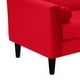 thumbnail image 3 of Sofa Retro 3c Felpa 00 Rojo, 3 of 6