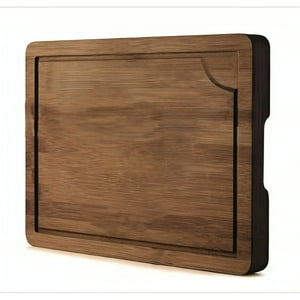 Genérico - Tabla Picar Y Cortar Carne Verduras De Madera 38 Cm