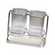 thumbnail image 4 of Utensil Crock 2 Tazas Organizador De Almacenamiento De Cubiertos Para Restaurante Counter Party Argent White, 4 of 5