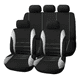 thumbnail image 1 of Set Fundas Cubre Asiento Diseño Costura 9 Piezas, 1 of 3