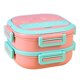 thumbnail image 4 of Almacenamiento De Alimentos Caja De Almuerzo Divider Portable Lid Plaza Para La Oficina Camping 1050ml Rosa, 4 of 5