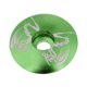 thumbnail image 2 of Bicicleta De Aleación De Aluminio Threadless Stem Headset Top Cap Cover Green Dragon, 2 of 5