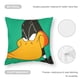 thumbnail image 5 of Pato Lucas Fundas de almohada de terciopelo con tema, regalos de funda de almohada, decoración para el hogar, cojín de lanzar, regalo de cumpleaños para fans y parejas. 45cm x 45cm., 5 of 6