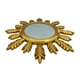 thumbnail image 2 of Espejo De Pared Mural Decorativo 25Cm Dorado, 2 of 2
