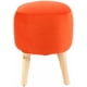 thumbnail image 3 of Pouf Bird Naranjo Felpa 35x35x45 cm, 3 of 3