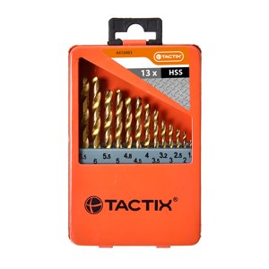 Set De Brocas Metricas Hss De Titanio 13 Piezas Tactix