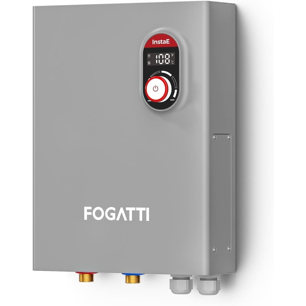Calefón Eléctrico Fogatti 27kw 6.7 Gpm Led 240v