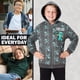 thumbnail image 2 of Sudadera Con Capucha Para Niños Con Forro Polar Y Cierre Diseño Creeper, 2 of 5