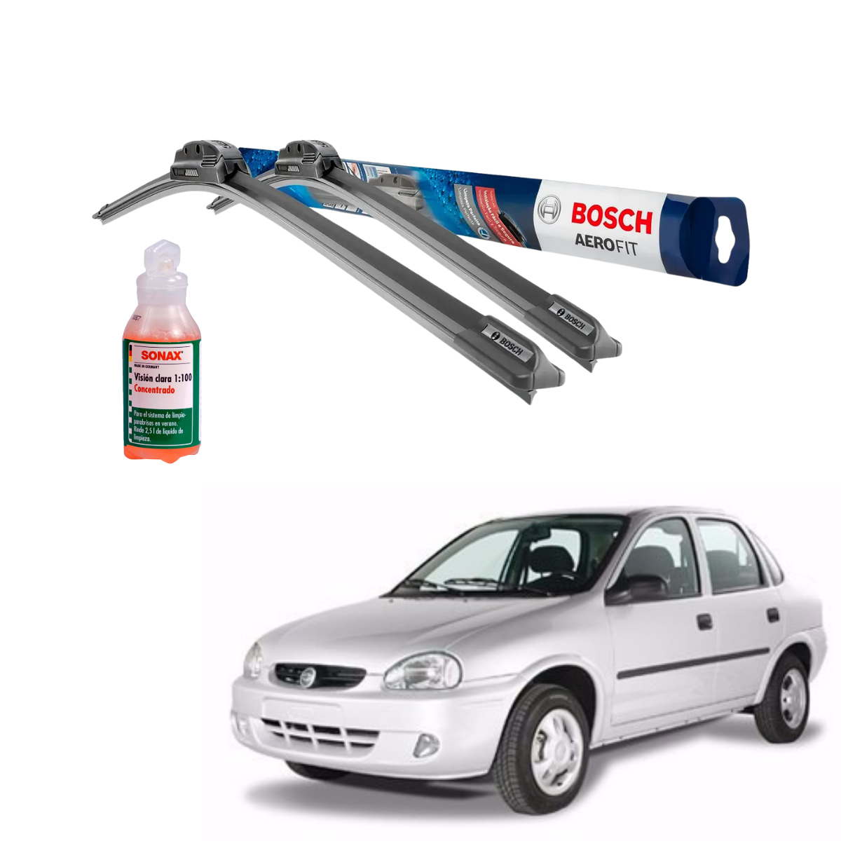 Plumillas Bosch Aerofit Para Chevrolet Corsa 1997-2009