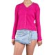 thumbnail image 2 of Sweater Mujer Cardigan Botones Otoño Cuello V Diseño 6013, 2 of 4