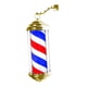 thumbnail image 1 of Letrero de barbería con luz de poste, ideal para salón de belleza, impermeable, clásico, lámpara de pared, luz giratoria para interior, salón de belle 40 rojo azul blanco, 1 of 5