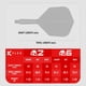 thumbnail image 4 of Alas de dardo Target Darts n.º 6 negro – juego de 3, 4 of 6