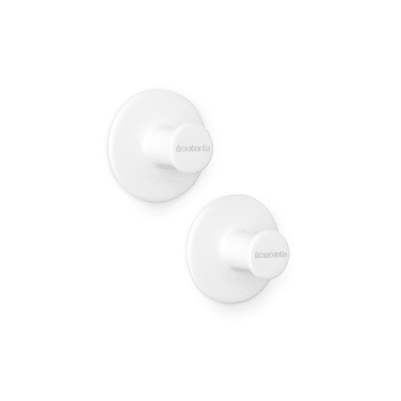 Brabantia Set 2 Ganchos Para Toalla Blanco