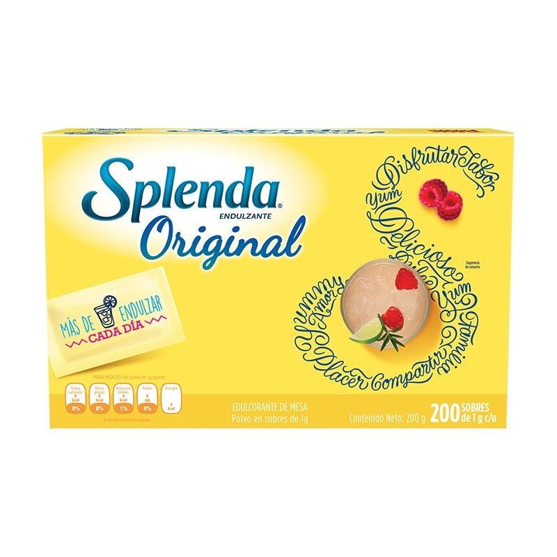 Endulzante Polvo Sucralosa Caja 200 sobres Splenda