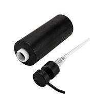 Magideal - Dispensador De Jabón Negro, Dispensador De Jabón Vacío Para Champú, Práctico Dispensador De Jabón De Manos Moderno Para Baño De 300Ml, Bomba De Jabón