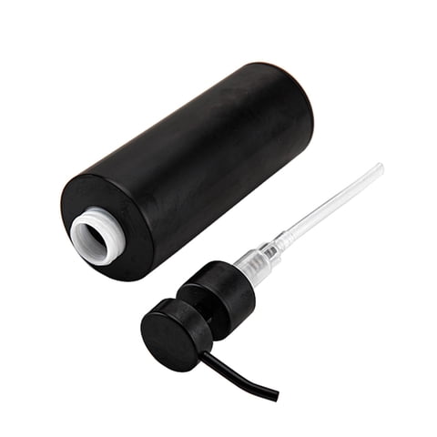 Magideal - Dispensador De Jabón Negro, Dispensador De Jabón Vacío Para Champú, Práctico Dispensador De Jabón De Manos Moderno Para Baño De 300Ml, Bomba De Jabón