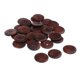 thumbnail image 5 of 30 Piezas 4 Agujeros Planos Botones de madera Costura Ropa Accesorios Café oscuro, 5 of 5