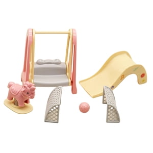 Magideal - 1/12 Casa De Muñecas Parque De Atracciones Casa De Muñecas Columpio Decoración Diy Adornos En Miniatura Casa De Muñecas Tobogán Para Niñas Niños Regal