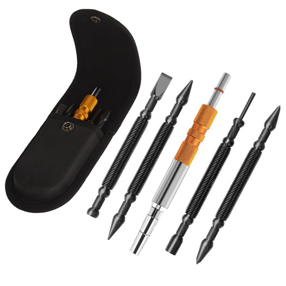 Set de fijadores de uñas TYRWEEY de 5 piezas de doble cabezal con quitaesmallas