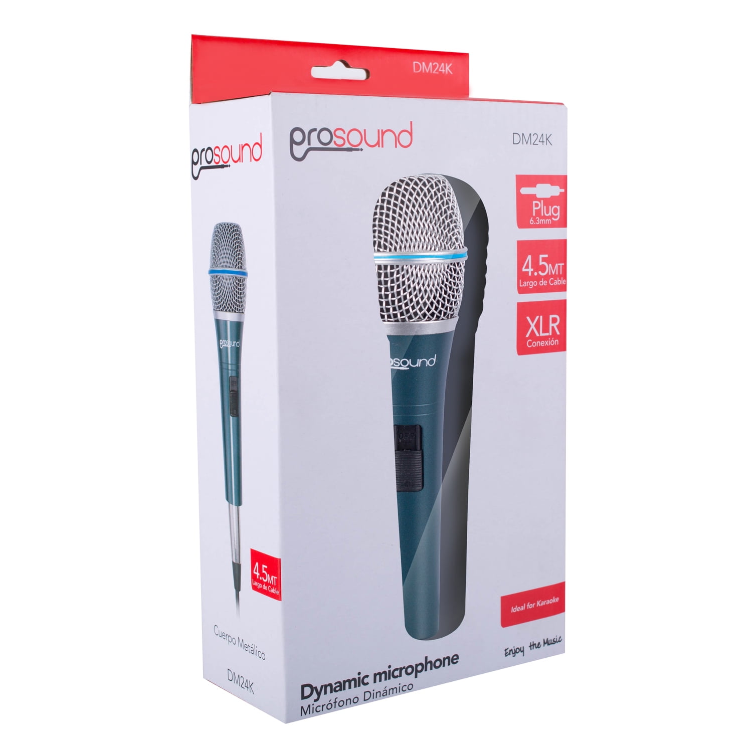 Prosound - Microfono Con Cable Dm24k Open Box