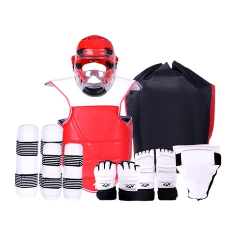 Ioensy - 8X Taekwondo Spliting Gear Boxing Body Body Protector Para Sanda Kickboxing Karate L