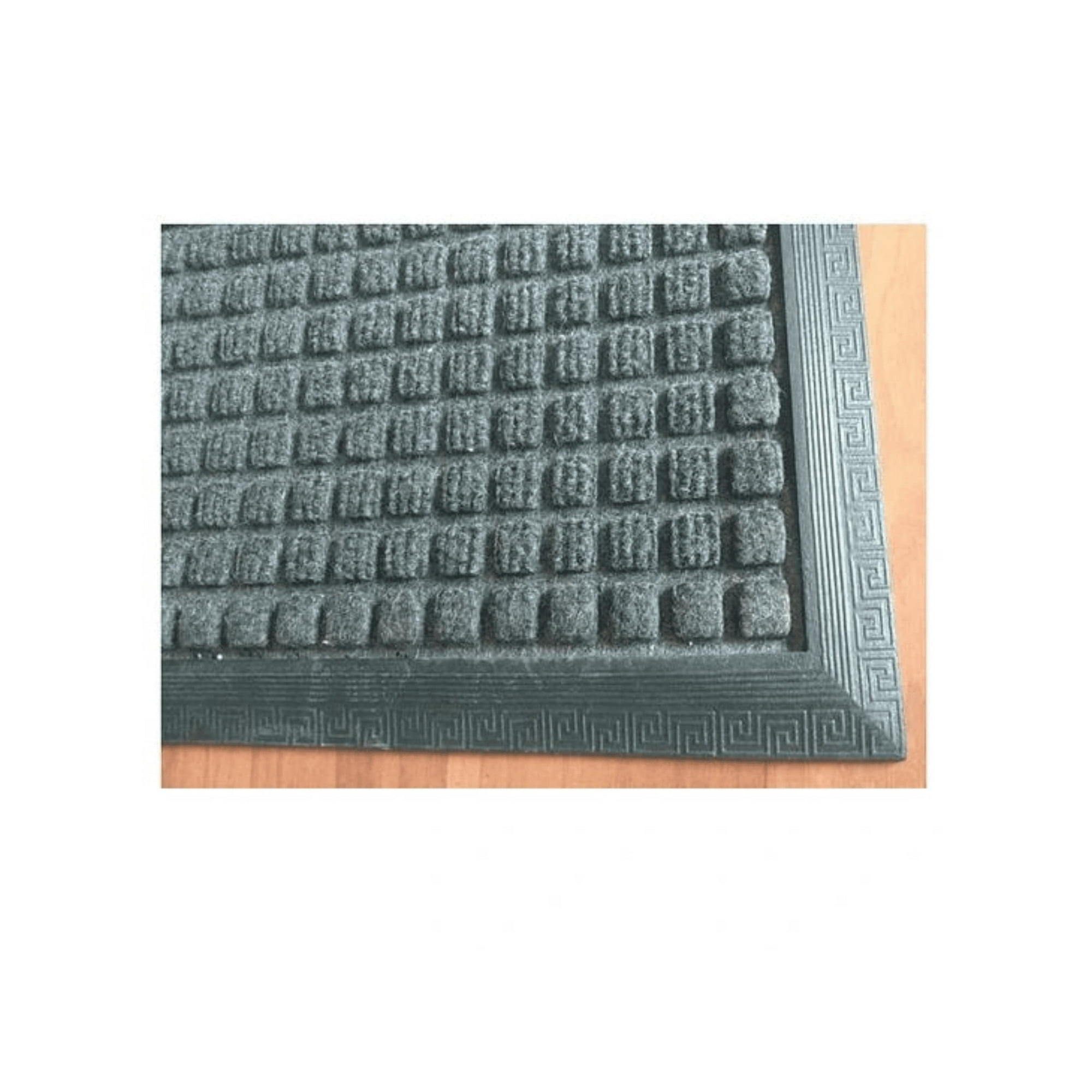 Cruzeirogomas - Piso Felpudo Tipo Alfombra 600x900mm Gris/neg