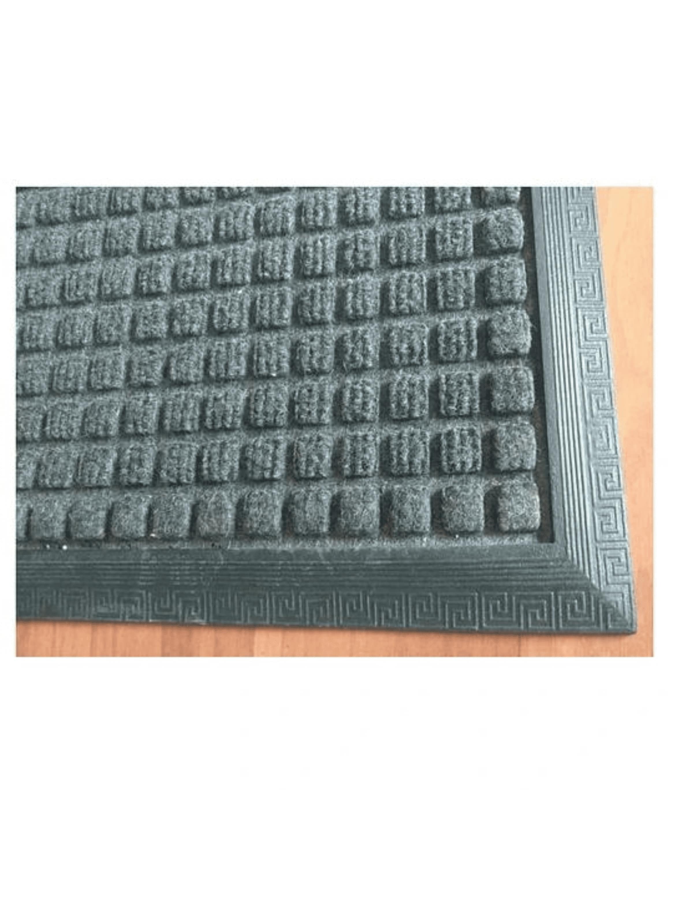 Cruzeirogomas - Piso Felpudo Tipo Alfombra 600X900Mm Gris/Neg