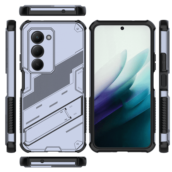 Funda GANGXUN Antigolpes para Xiaomi Redmi 15 4G con Soporte Invisible, Antihuellas y Protección Completa