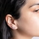 thumbnail image 2 of Aros Mujer Plata Winny Circones Blancos, 2 of 3