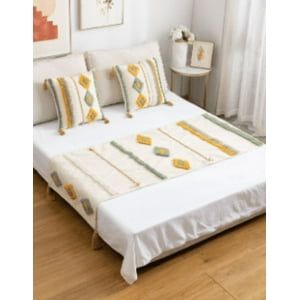 Todostore - Piecera Bordada Boho Mas Funda 70X210Cm
