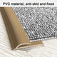 thumbnail image 3 of Protector de borde de 2 metros - Tira de PVC para borde de alfombra - Tiras de transición de goma para piso - Moldura autoadhesiva, 3 of 5