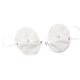 thumbnail image 4 of 1 Par De Almohadillas Protectoras Para El Sudor De Las Axilas Reutilizables Para El Verano Para Mujeres De Secado Rápido Blanco Con Malla, 4 of 5