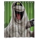 thumbnail image 1 of Cortina de ducha Monster Smile Laugh con ganchos (60 x 72 pulgadas), 1 of 3