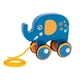 thumbnail image 4 of Juguete De Madera Para Tirar, Animal De Dibujos Animados, Juguete Para Empujar Y Tirar, Para Niños De 1 Año, Elefante, 4 of 5