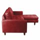 thumbnail image 3 of Sofa Chaiselong Izq Napoles Cuero Kentucky Rojo, 3 of 5