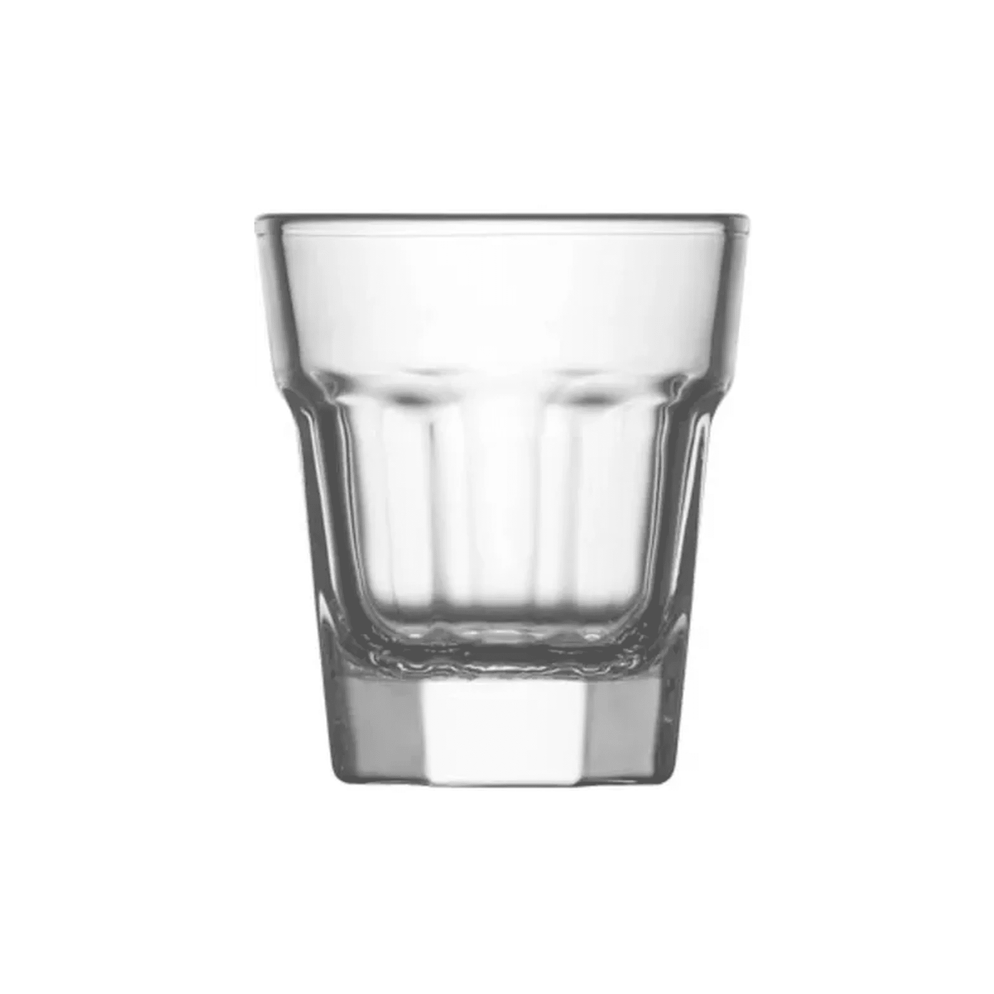 Genérico - Set 6 Vasos Shot Tequilero Vidrio Vitrineon Transparente