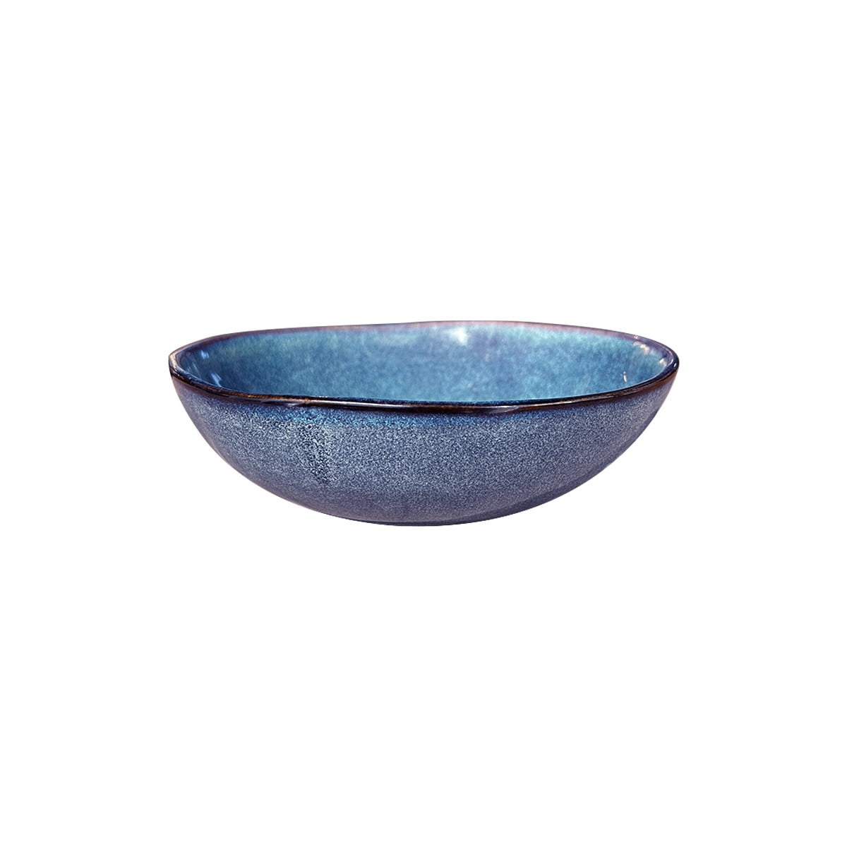 Imahe - Set 6 Bowl Redondo Ceramica 18x5 Cm Gris Linea Efes - ( Tipo Gres)