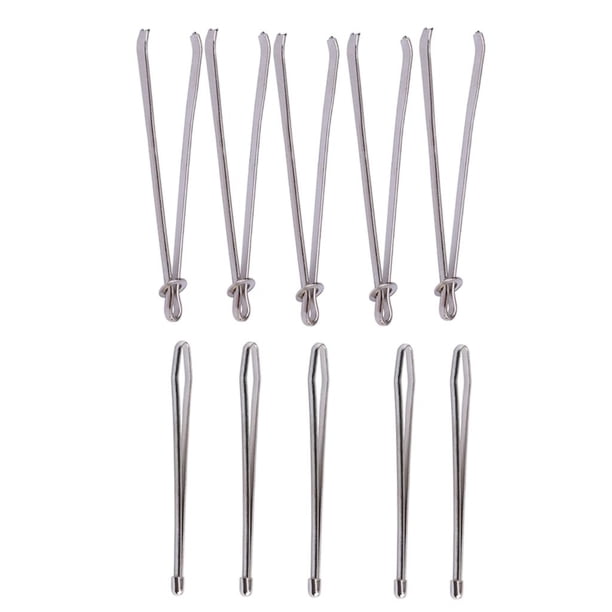 Kit de pinzas y enhebrador de cordón elástico Bodkin, 10 Uds., pinzas, enhebrador de cordón para cinta elástica, cinturo elástica, cinta de