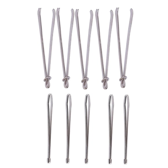 Kit de pinzas y enhebrador de cordón elástico Bodkin, 10 Uds., pinzas, enhebrador de cordón para cinta elástica, cinturo elástica, cinta de