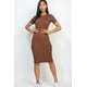 thumbnail image 5 of Vestido Midi Ajustado de Canalé, 5 of 5